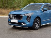 Защита переднего бампера d42 секции (кроме COMFORT) для Haval Jolion 1.5 2WD 2021- 