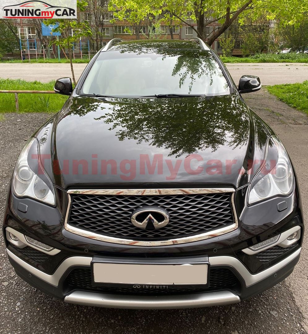 Реснички на фары для INFINITI ЕХ25, ЕХ35, ЕХ37 2007-2013 / QX50 2015-2018