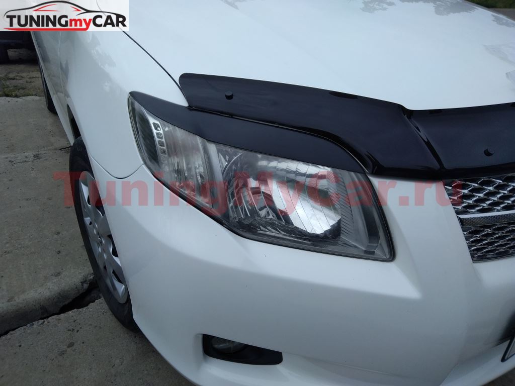 Реснички на фары для Toyota Corolla Axio E140 2006-2008 / Corolla Fielder NZE141 2006-2012