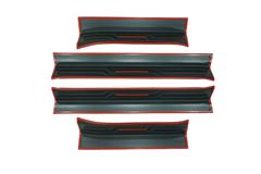 Накладки на внутренние пороги дверей Chery Tiggo 7 2016-2020/Tiggo 7 Pro 2020-/Tiggo 7 Pro Max 2022-