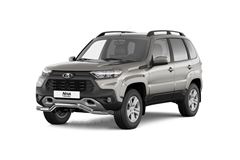 Защита переднего бампера Ø63 мм "Волна" (НПС) LADA Niva Travel 2021-