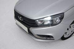 Зимняя заглушка решетки радиатора (ABS) LADA Vesta 15-/ Cross 18-/ SW 16-/ SW Cross 17-