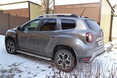 Защита порогов с алюм. площадкой Ø51 мм (НПС) RENAULT Duster 2021-
