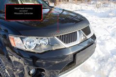 Спойлер на капот без скотча Mitsubishi Outlander 2007-2010 ШАГРЕНЬ