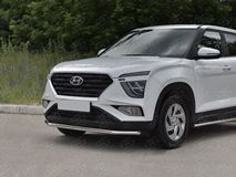 Защита переднего бампера d42 секции для Hyundai Creta 2021-