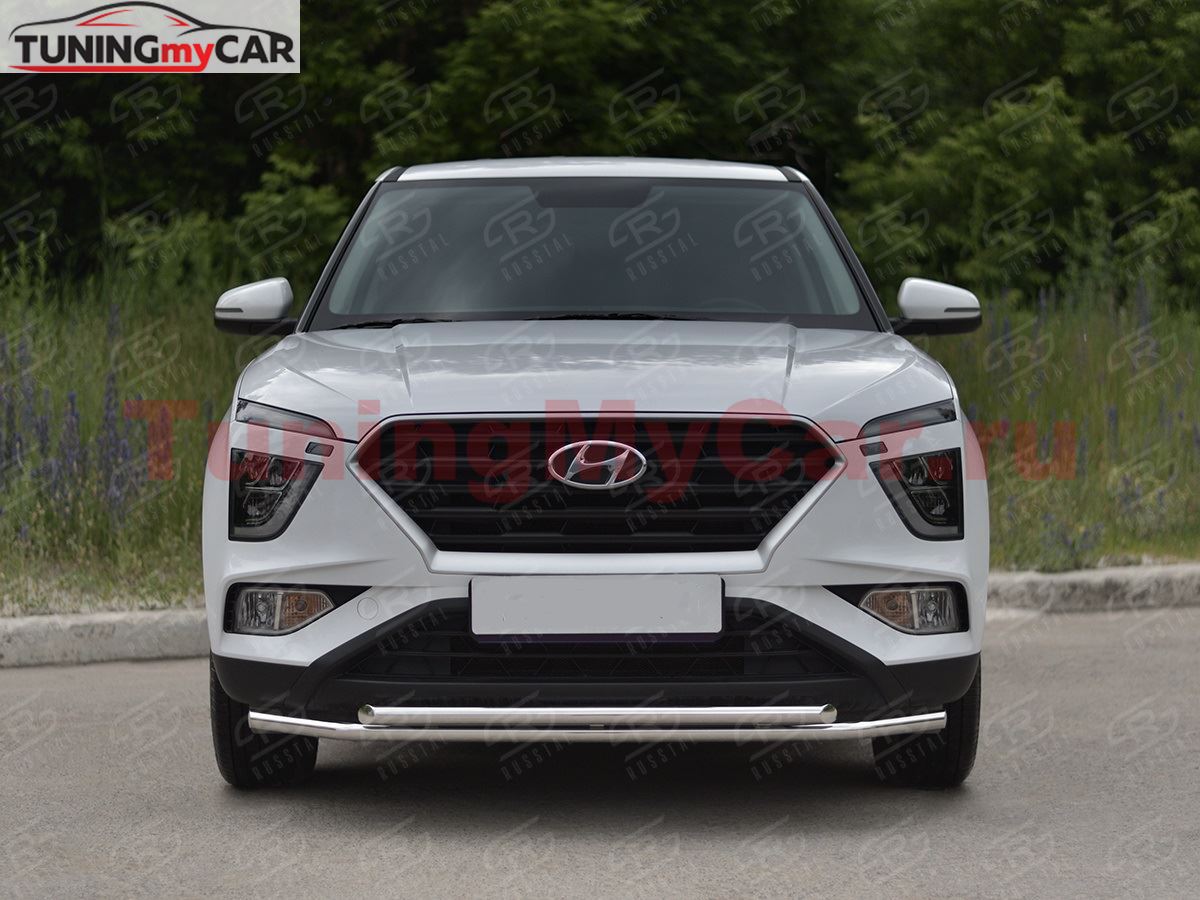 Защита переднего бампера d42 секции-d42 дуга для Hyundai Creta 2021-