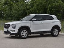 Защита переднего бампера d42 секции-d42 дуга для Hyundai Creta 2021-