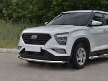 Защита переднего бампера d63 секции для Hyundai Creta 2021-