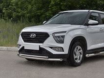 Защита переднего бампера d63 секции-d42 дуга для Hyundai Creta 2021-