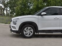 Защита переднего бампера d63 секции-d42 дуга для Hyundai Creta 2021-