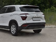 Защита заднего бампера d42 секции для Hyundai Creta 2021-