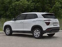 Защита заднего бампера d63 секции для Hyundai Creta 2021-