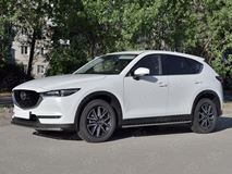 Защита переднего бампера d42 секции для Mazda CX-5 2017-