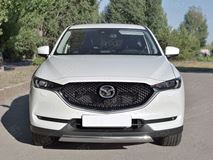 Защита переднего бампера d75х42 дуга для Mazda CX-5 2017-