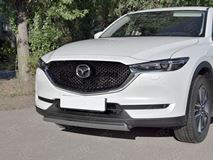 Защита переднего бампера d75х42 дуга для Mazda CX-5 2017-