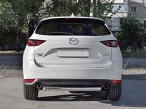Защита заднего бампера d63 дуга для Mazda CX-5 2017-