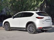 Защита заднего бампера d63 дуга для Mazda CX-5 2017-