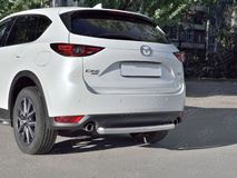 Защита заднего бампера d63 дуга для Mazda CX-5 2017-