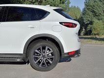 Защита заднего бампера d63 дуга для Mazda CX-5 2017-