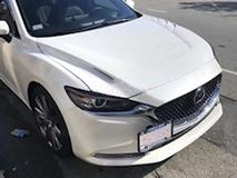 Капот с глухими жабрами SKYACTIVSPORT на Mazda 6 / Atenza GL 2019 - н.в.