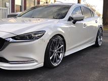 Комплект сплиттеров (Передний и Боковые-сплиттеры (пороги)) Mazda 6 / Atenza GJ 2018-2023