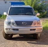 Реснички на фары для Lexus LX470 1998-2007 (абс, под покраску, 4 детали)