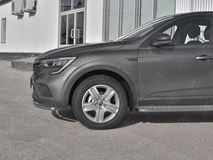 Защита переднего бампера d42 секции для Renault Arkana 2019- 