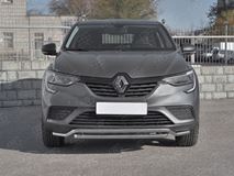 Защита переднего бампера d42 волна-d42 дуга для Renault Arkana 2019-
