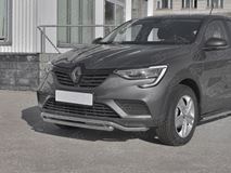 Защита переднего бампера d42 волна-d42 дуга для Renault Arkana 2019-