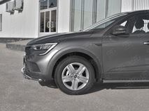 Защита переднего бампера d42 волна-d42 дуга для Renault Arkana 2019-