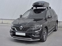Защита переднего бампера d42 секции для Renault Koleos 2017-2020 