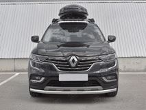 Защита переднего бампера d63 секции для Renault Koleos 2017-2020 