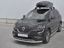 Защита переднего бампера d63 секции для Renault Koleos 2017-2020 