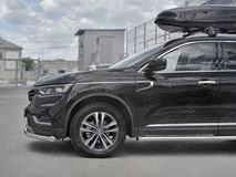 Защита переднего бампера d63 секции для Renault Koleos 2017-2020 