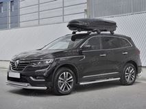 Защита переднего бампера d63 секции-d42 дуга для Renault Koleos 2017-2020 