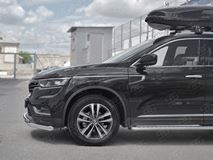 Защита переднего бампера d63 секции-d42 дуга для Renault Koleos 2017-2020 