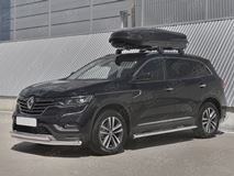 Защита переднего бампера d63 секции-d75х42 дуга для Renault Koleos 2017-2020 