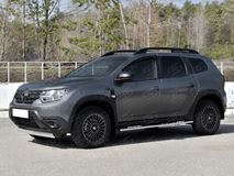 Защита переднего бампера 75х42 дуга для Renault Duster 2021-