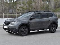Защита переднего бампера d42 волн для Renault Duster 2021-