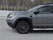 Защита переднего бампера d42 волн для Renault Duster 2021-