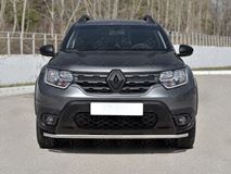 Защита переднего бампера d42 секции для Renault Duster 2021-