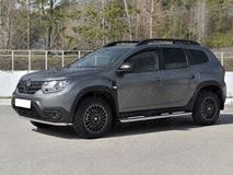 Защита переднего бампера d42 секции для Renault Duster 2021-