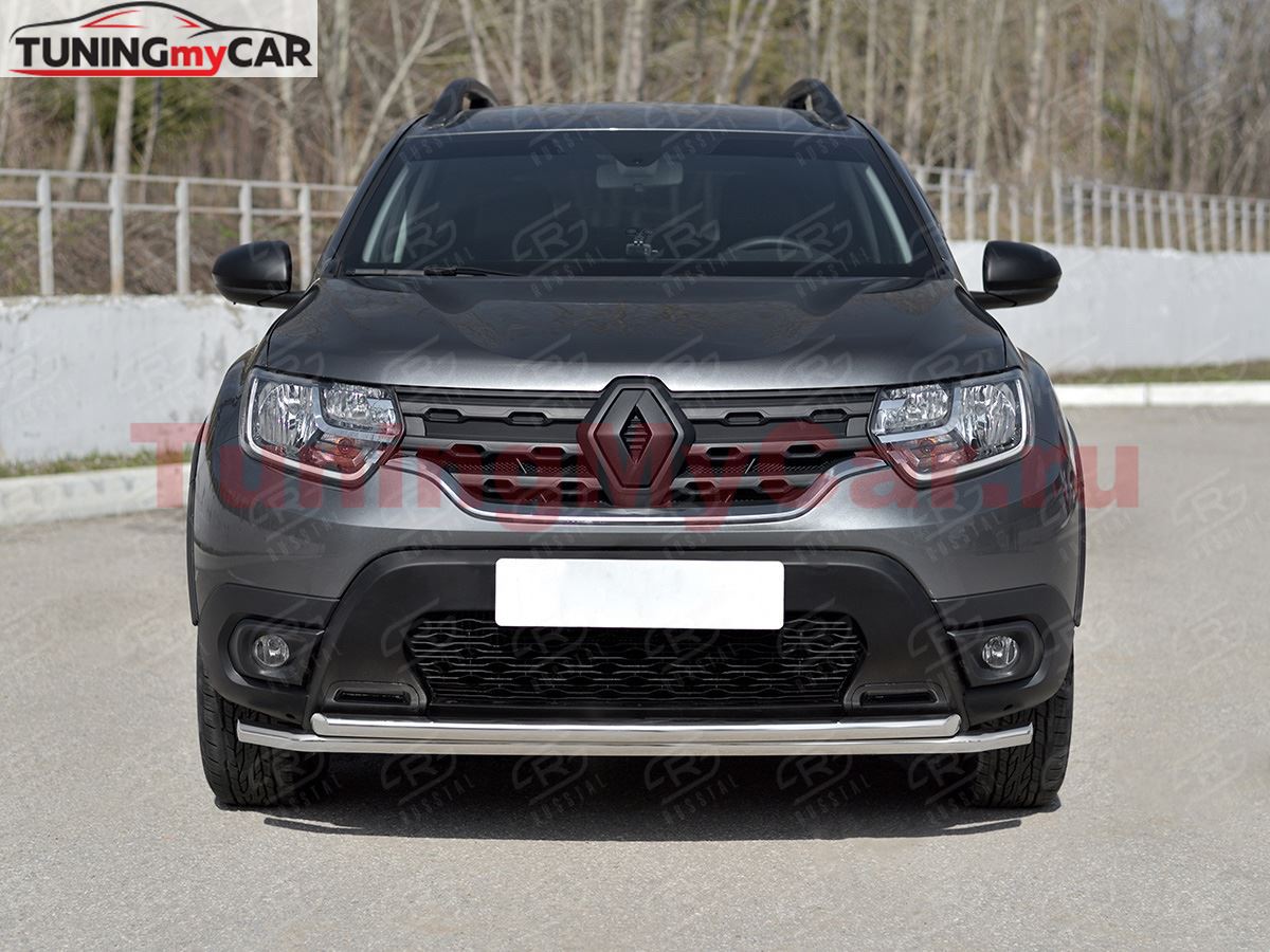Защита переднего бампера d42 секции-d42 дуга для Renault Duster 2021-
