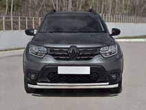 Защита переднего бампера d63 секции-d42 дуга для Renault Duster 2021-