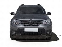 Защита переднего бампера d63 секции-d42 дуга black для Renault Duster 2021-