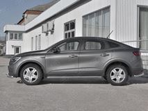 Пороги труба d63 (вариант 1) для Renault Arkana 2019- 