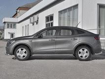 Пороги труба d63 (вариант 3) для Renault Arkana 2019- 