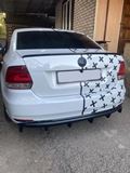 Диффузор накладка на задний бампер для Volkswagen Polo 2008-2019