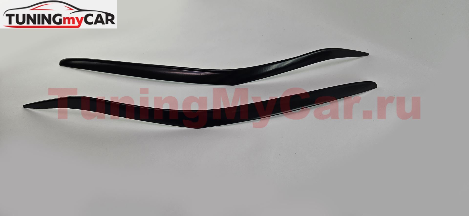 Накладки на передние фары (реснички) Subaru Legacy 2009-2012