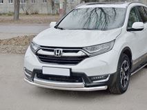 Защита переднего бампера d63 секции-d75х42 дуга HCRZ-002828 для Honda CR-V 2017-2020 